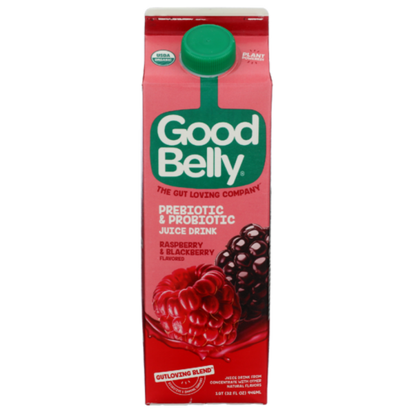 Good Belly Organic Raspberry Blackberry Juice