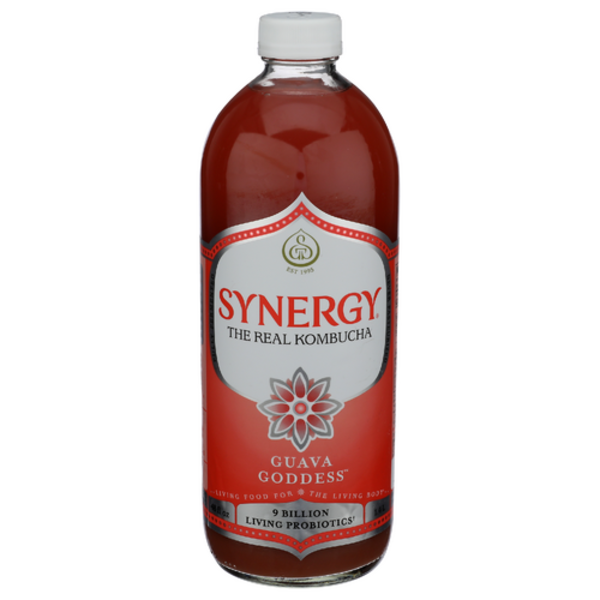Gt's Living Foods Synergy Guava Goddess Kombucha