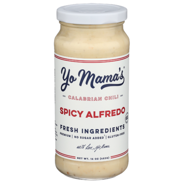 Yo Mama's Foods Calabrian Chili Spicy Alfredo Sauce