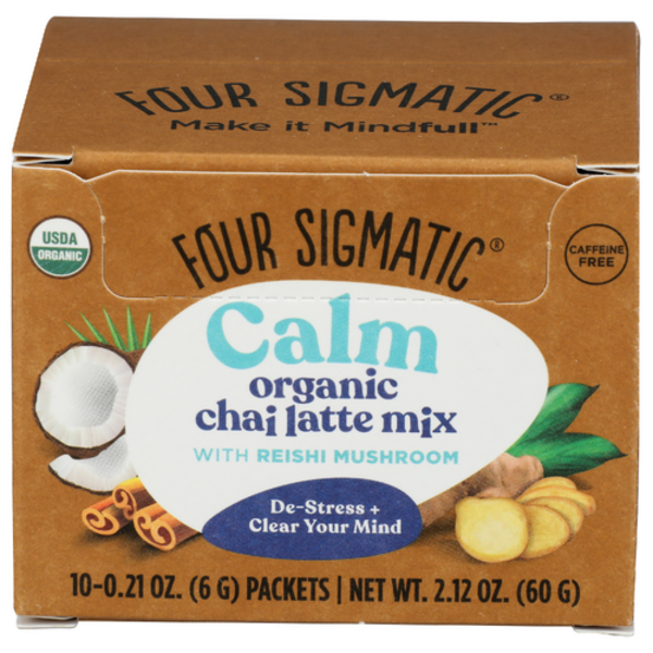 Four Sigmatic Organic Chai Latte with Reishi Mushroom Mix 10 Pack Case