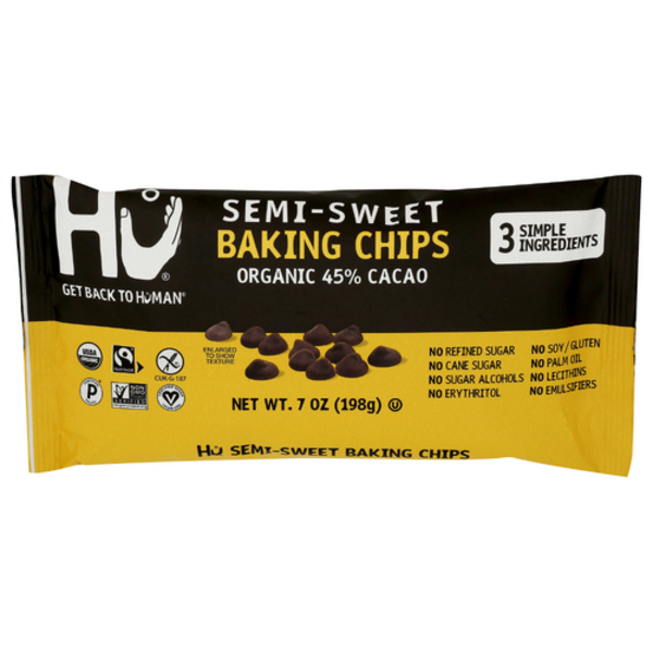 Hu Organic 45% Cacao Semi-Sweet Baking Chips