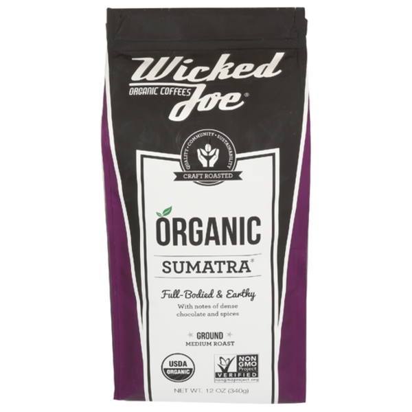 Wicked Joe Organic Sumatra Ground Coffee
