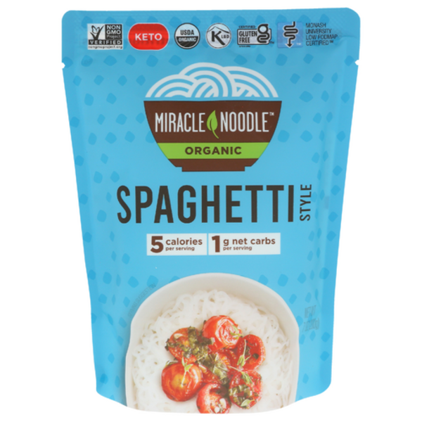 Miracle Noodle One Gram Net Carbs, Gluten free Ready to Eat Organic Spaghetti
