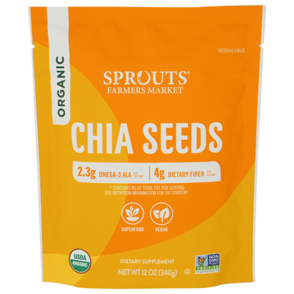 Sprouts Organic Chia Seeds