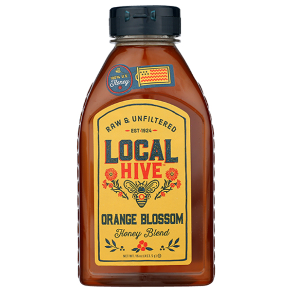 Local Hive Raw & Unfiltered Authentic Orange Blossom Honey