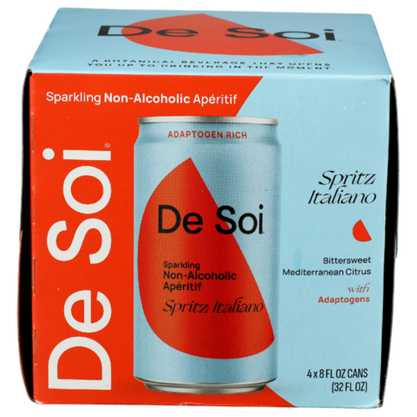 De Soi Spritz Italiano Sparkling Non-Alcoholic Aperitif 4 Pack