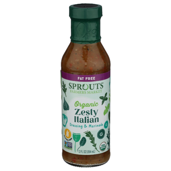Sprouts Organic Fat Free Zesty Italian Dressing