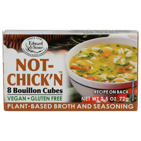 Edward & Sons Not Chicken Bouillon Cubes